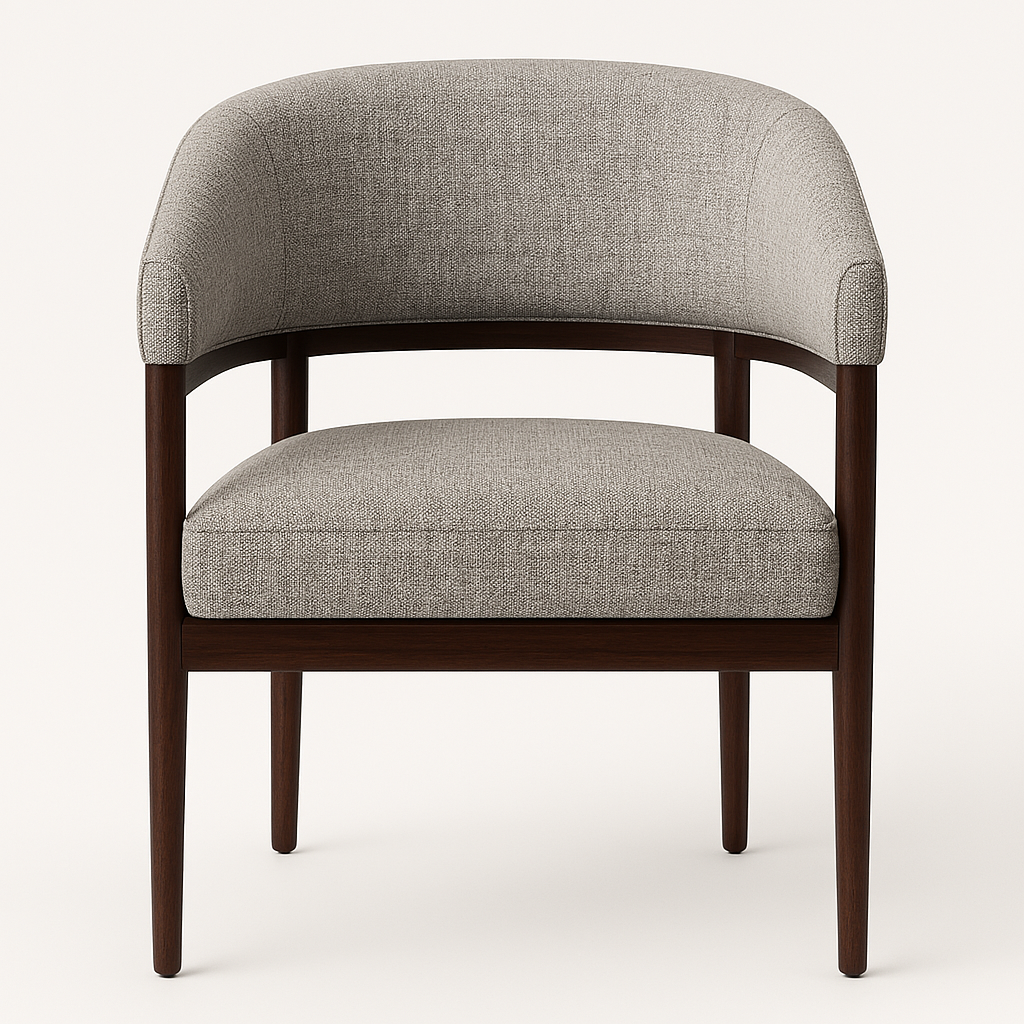 Barrel Back Chair (Mahogany) - FOAB