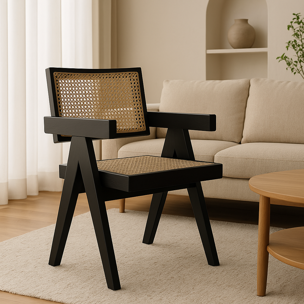 Chandigarh Chair - Noir - FOAB