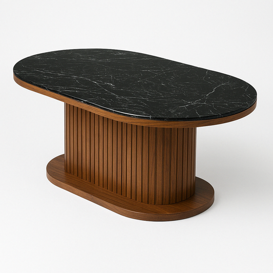 Ridge Dining Table - 6 Seater (Teak) - FOAB