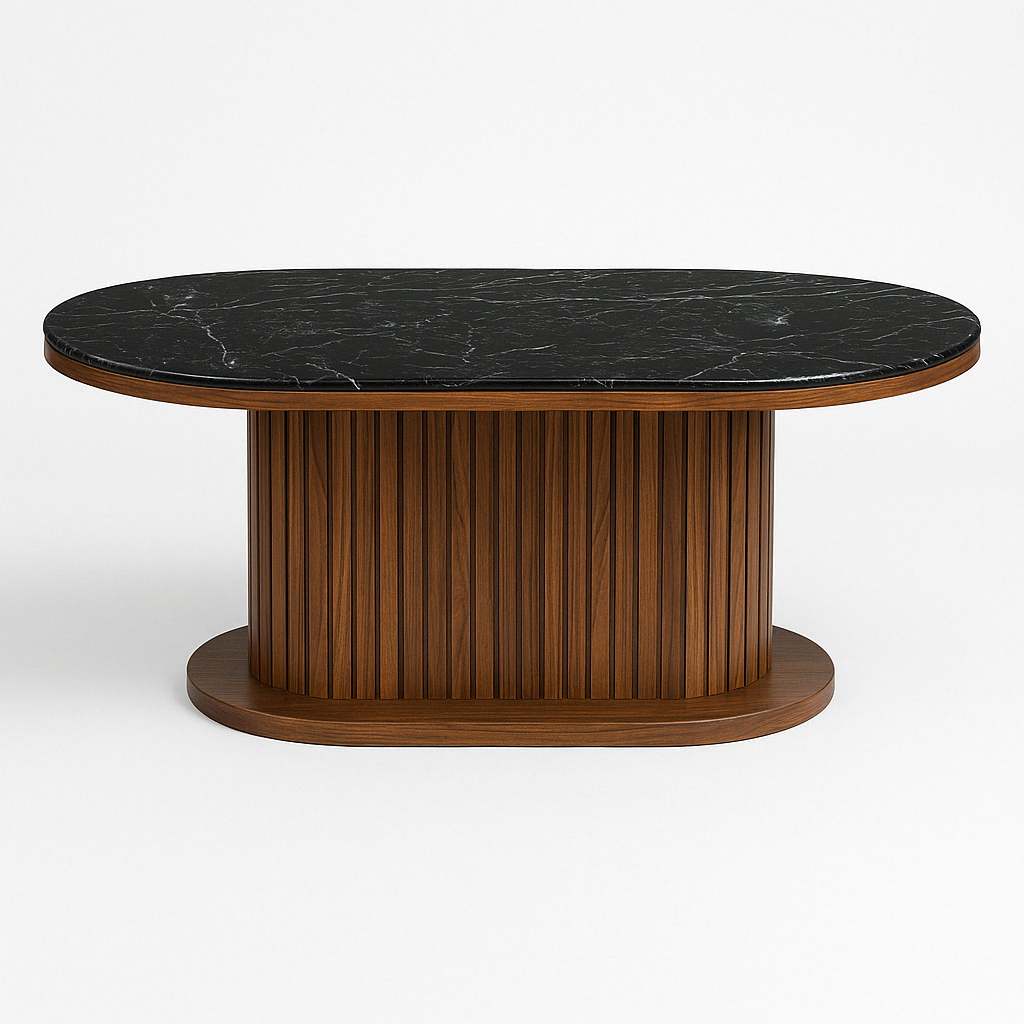 Ridge Dining Table - 6 Seater (Teak) - FOAB